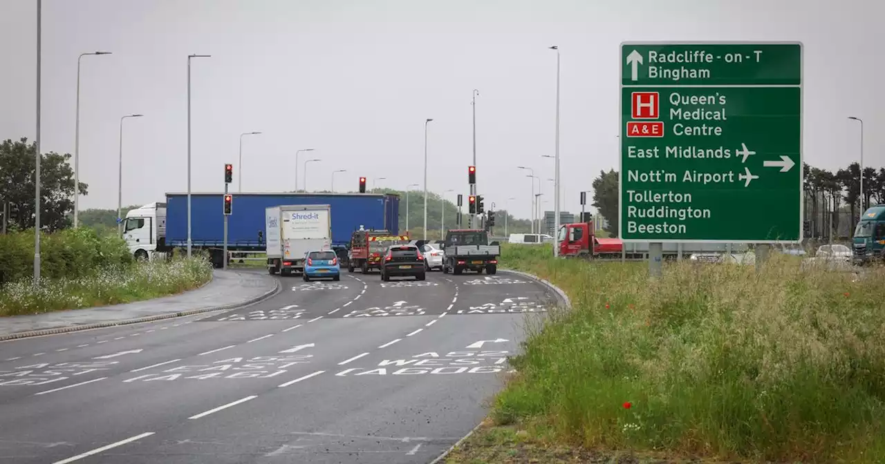 A52 updates as crash causes queuing traffic and delays for drivers