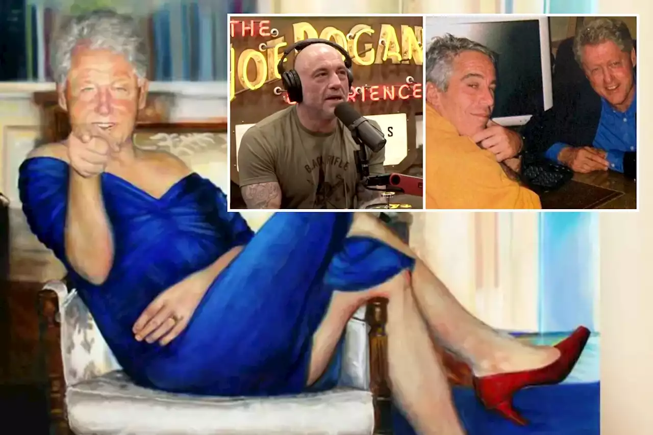 Joe Rogan claims Jeffrey Epstein used sultry oil painting to blackmail Bill Clinton: ‘I got you, bitch’