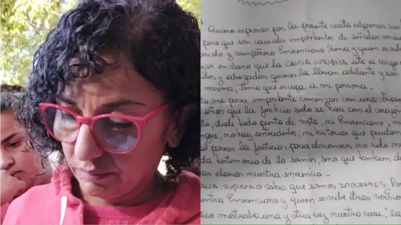 Caso Cecilia Strzyzowski: en dos nuevas cartas, Marcela Acuña dice que cubrió a su hijo