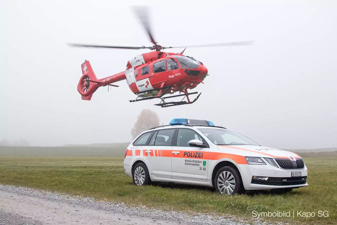 Waldkirch SG: Junger Mann (32) durch Feuer schwer verletzt