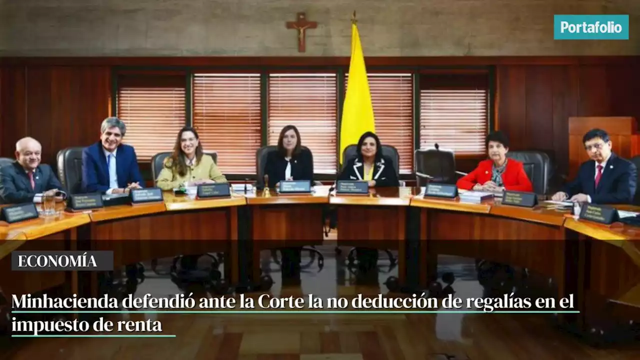 Minhacienda defendió la no deducibilidad de las regalías ante la Corte