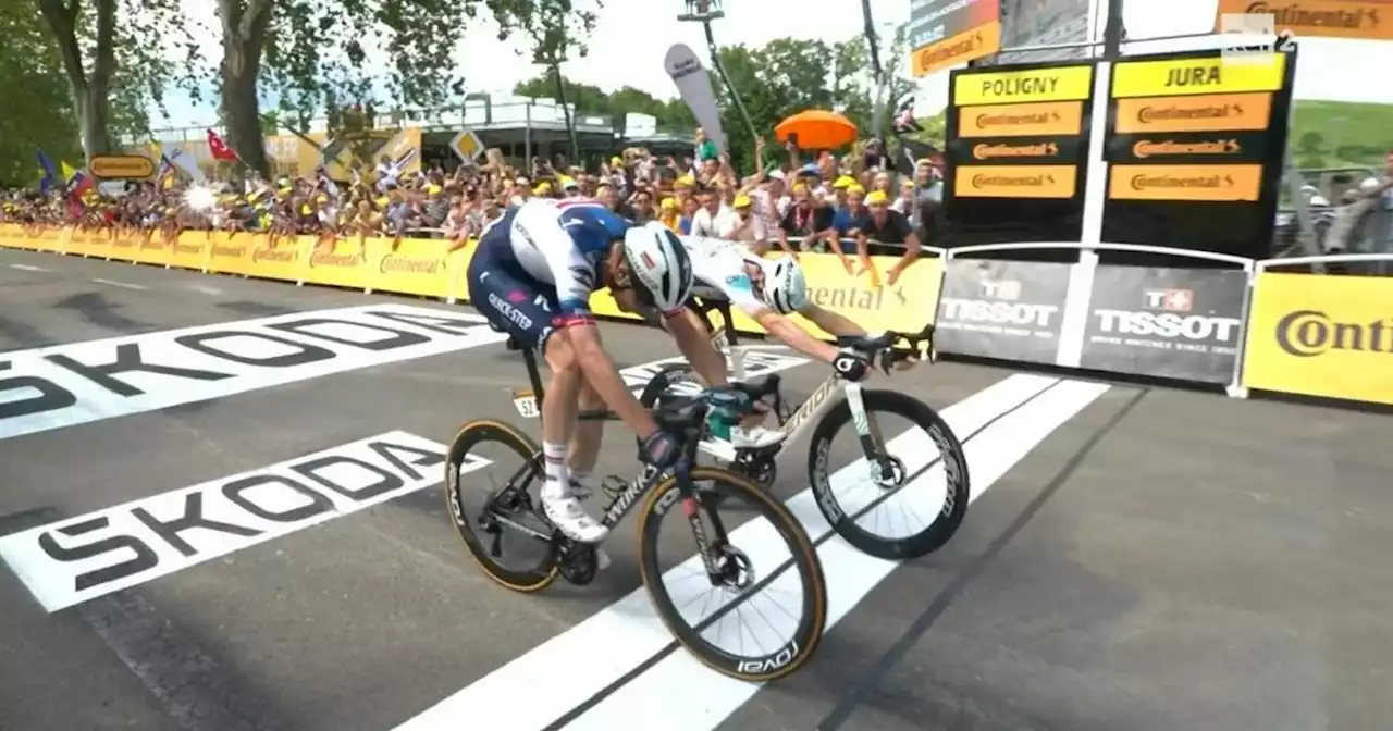 Tour de France: al fotofinish Matej Mohorič vince la Moirans en Montagne-Poligny