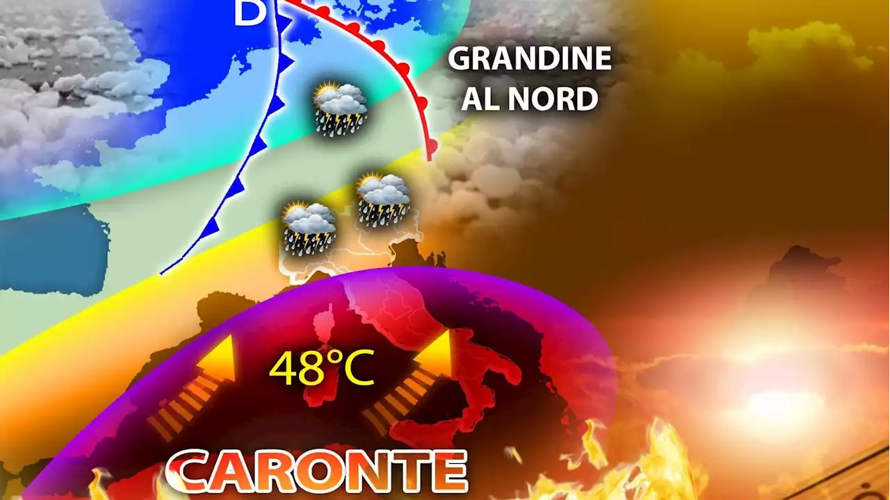 Previsioni meteo: temporali con grandine al Nord, ma si prepara eccezionalmente il Caronte bis