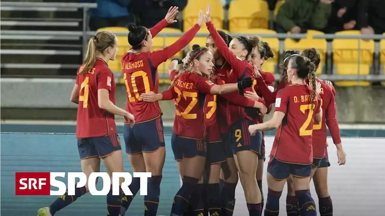 3:0-Erfolg an Frauen-WM 2023 - Spanien erzielt 3 Tore innert 6 Minuten und siegt locker