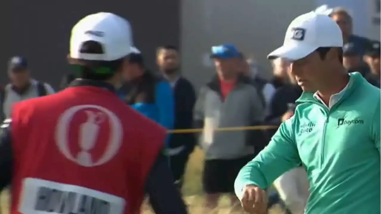 WATCH: Bird Poops on Viktor Hovland Pre-Swing at Open Championship