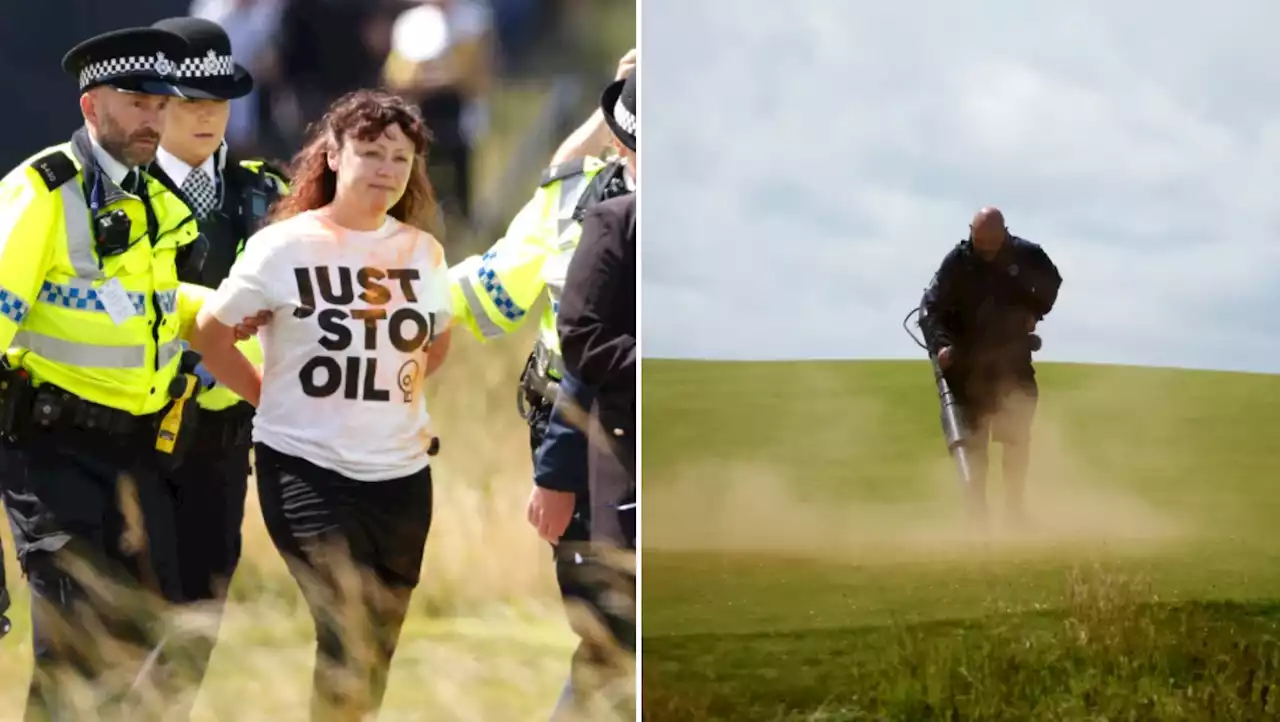 Just Stop Oil protesters arrested at Hoylake golf course after attempt to disrupt the Open