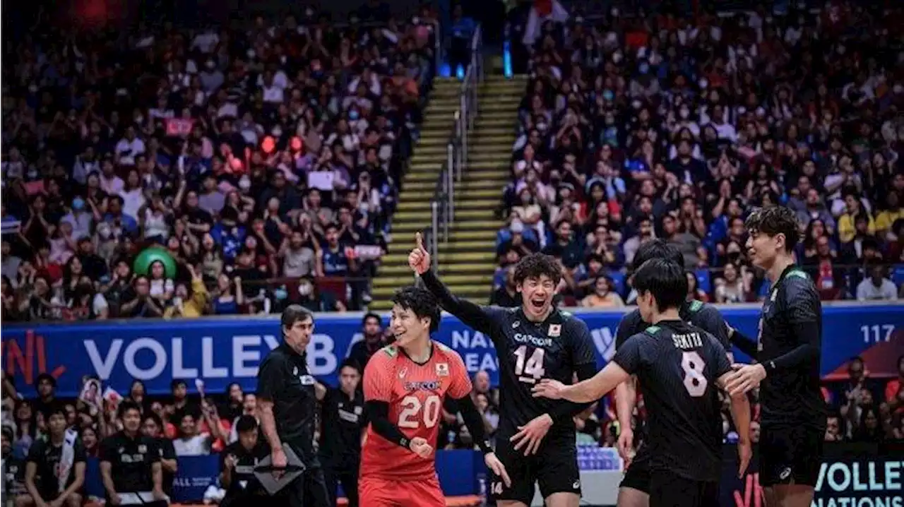 Hasil Lengkap Voli VNL 2023 Putra: Jepang & Polandia Digdaya, Ketemu di Babak Semifinal - Tribunnews.com