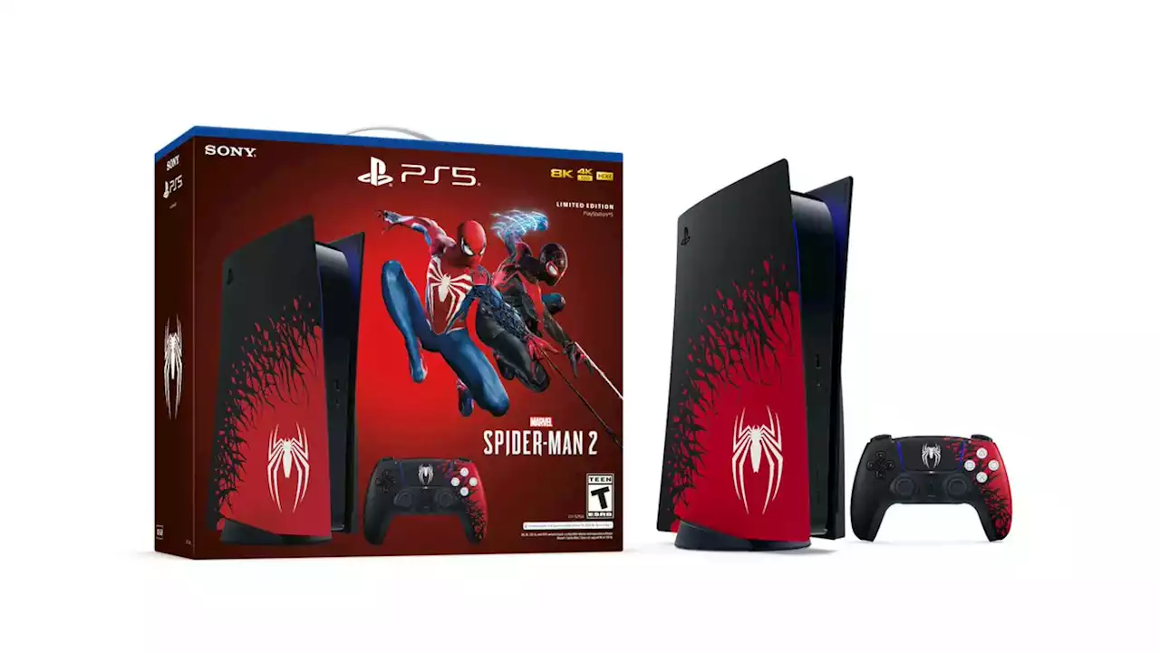 Sony reveals Spider-Man 2 PS5 console and controller, alongside new trailer | VGC