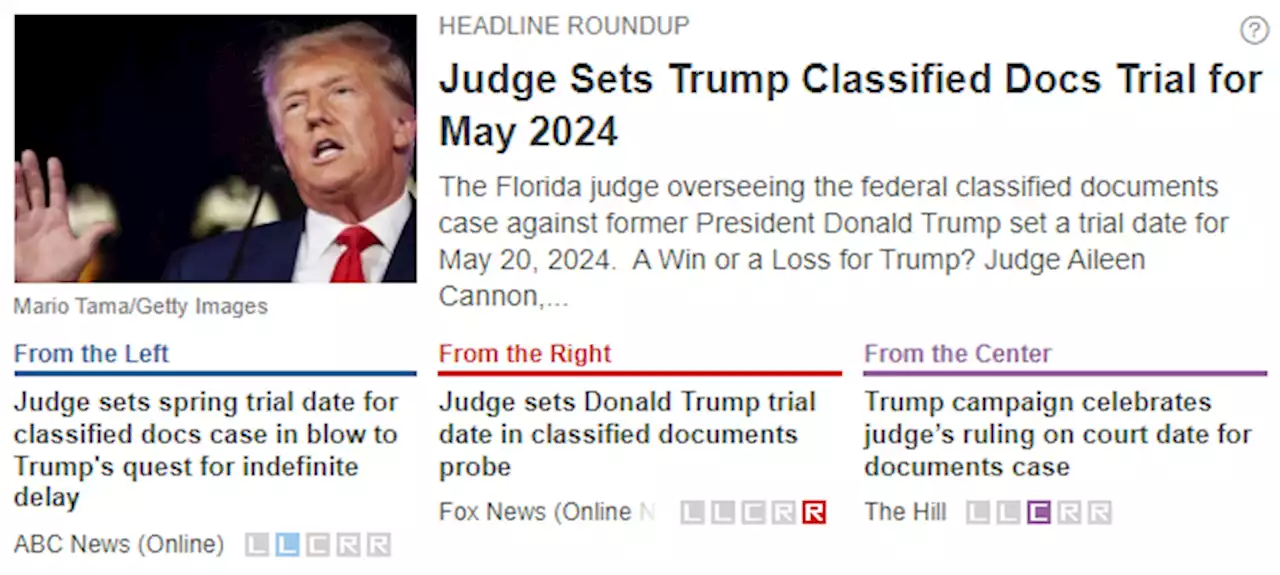 Judge Sets Trump Classified Docs Trial for May 2024