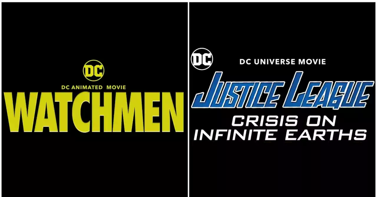 Watchmen, Crisis on Infinite Earths Animated Films Set for 2024