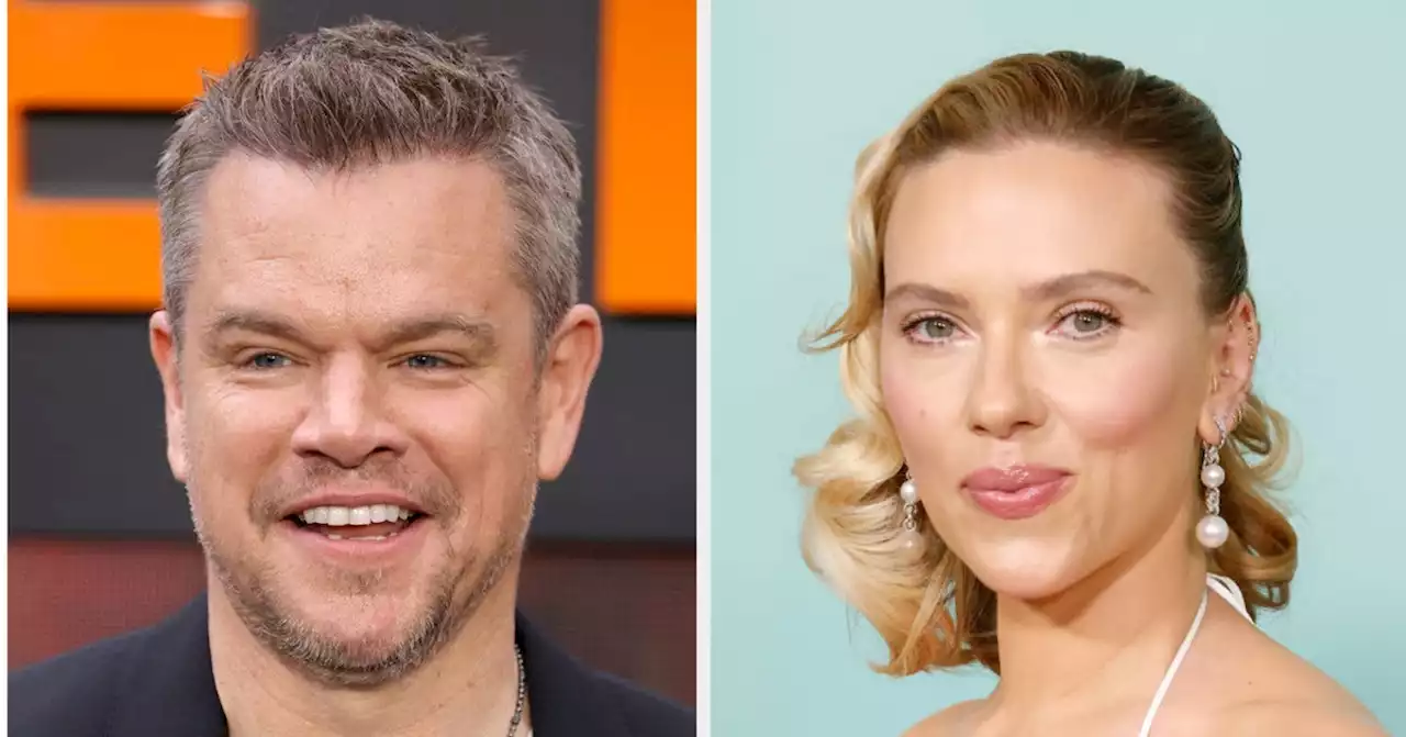 Matt Damon Said 'It Was Hell' Kissing Scarlett Johansson, And Here's The Reason Why