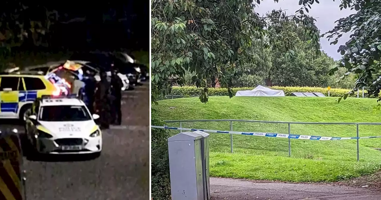 Man fighting for life in Scots town as armed police scrambled to scene