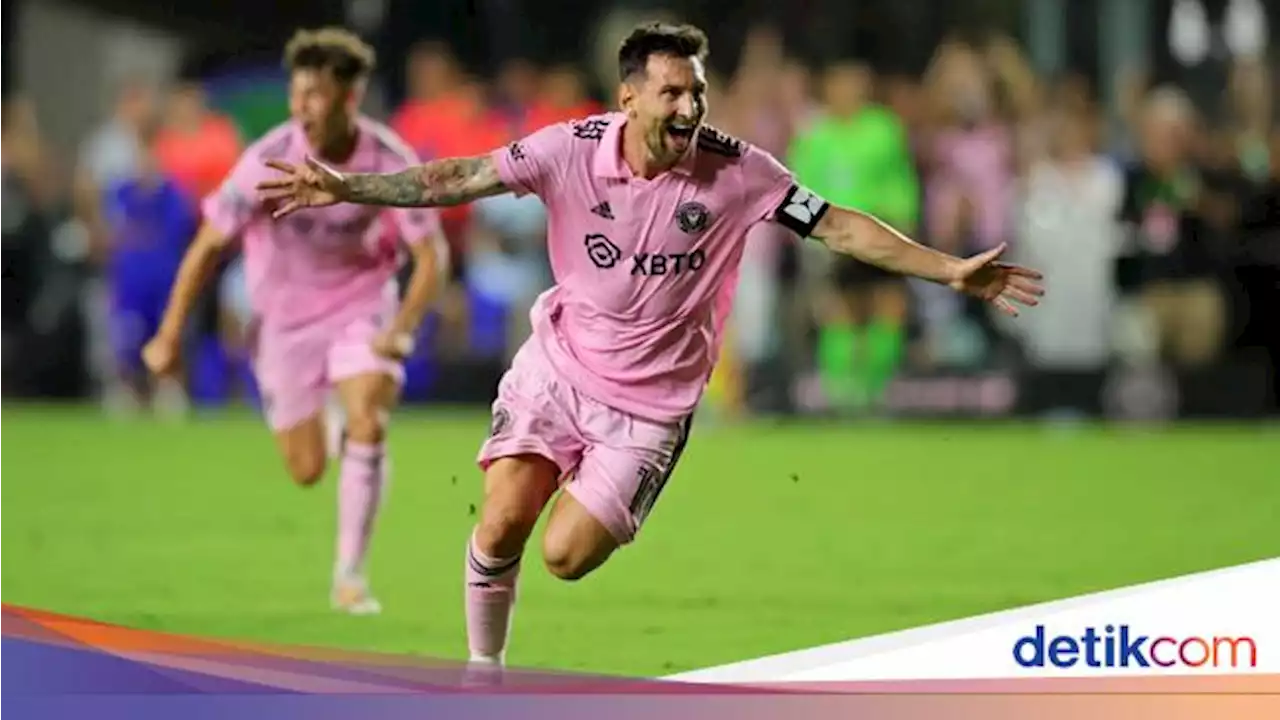 Momen Messi Debut dan Cetak Gol Kemenangan Inter Miami