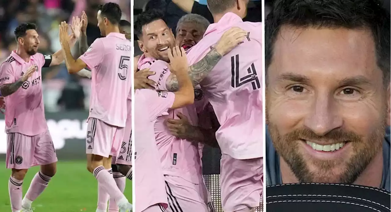 Lionel Messi med succédebut för Inter Miami - avgjorde matchen