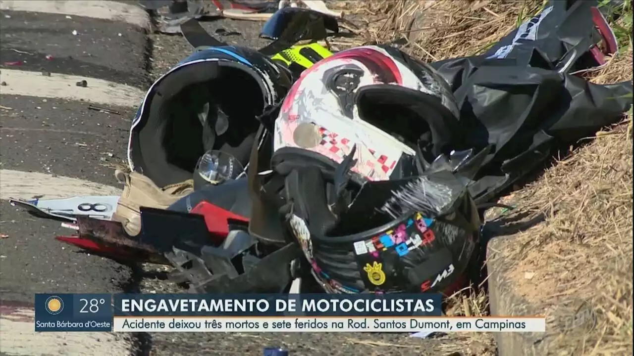 Quem são as vítimas de acidente com motocicletas que deixou três mortos em Campinas