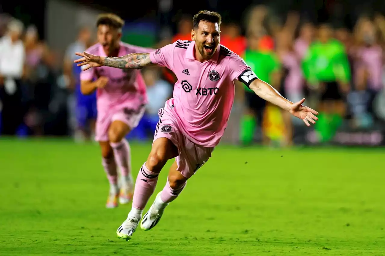 Lionel Messi scores dramatic game-winning goal in his Inter Miami debut against Cruz Azul