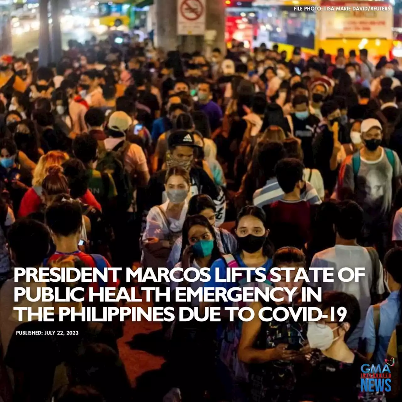 Marcos lifts COVID-19 state of public health emergency