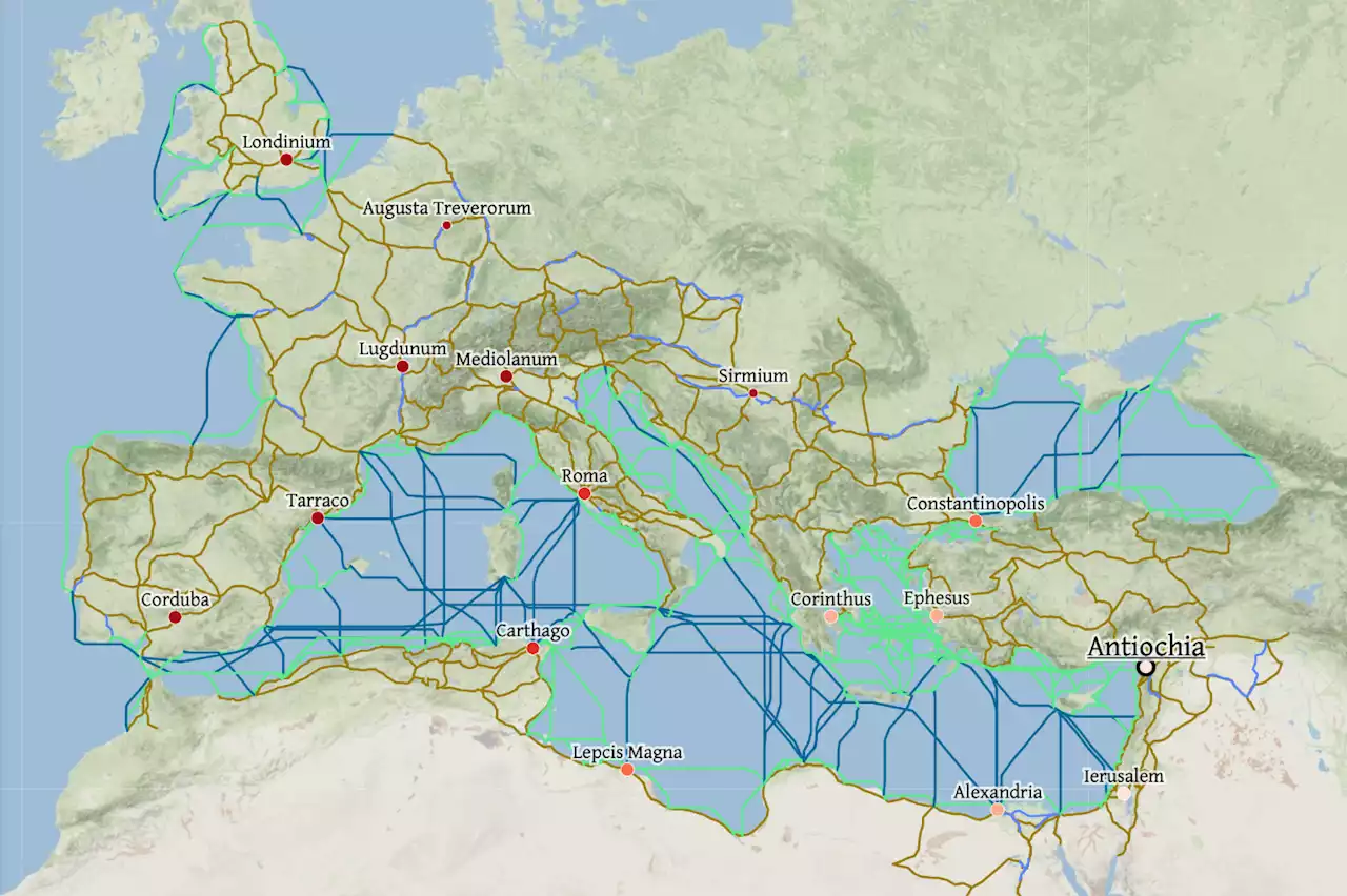Google Maps façon Empire romain