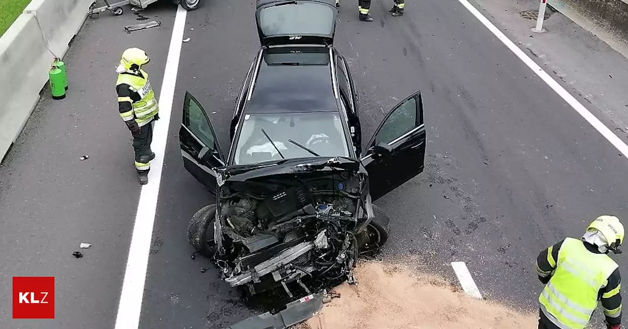 Auf der S 6 - Innerhalb von zwei Stunden: Drei Personen bei zwei Unfällen verletzt