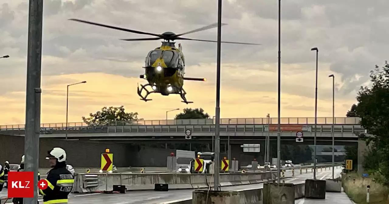 Auffahrt Mooskirchen - Auffahrunfall auf der Südautobahn: Vier Verletzte