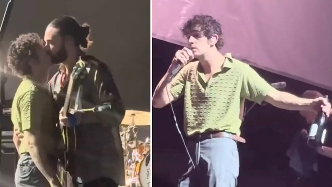 Festival cancelled after 1975's Matty Healy kisses band member