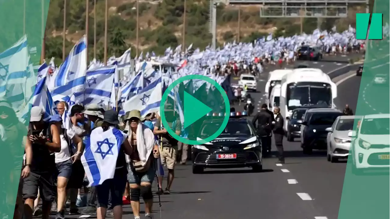 En Israël, une marée humaine converge vers la Knesset contre la réforme de la justice de Netanyahu