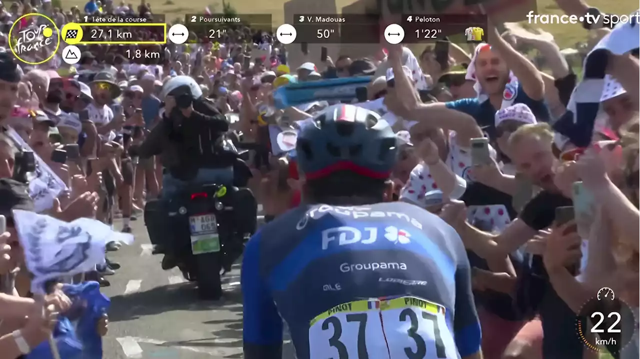 « Merci Tibo » : Pour son dernier Tour de France, Thibaut Pinot accueilli en héros sur ses terres