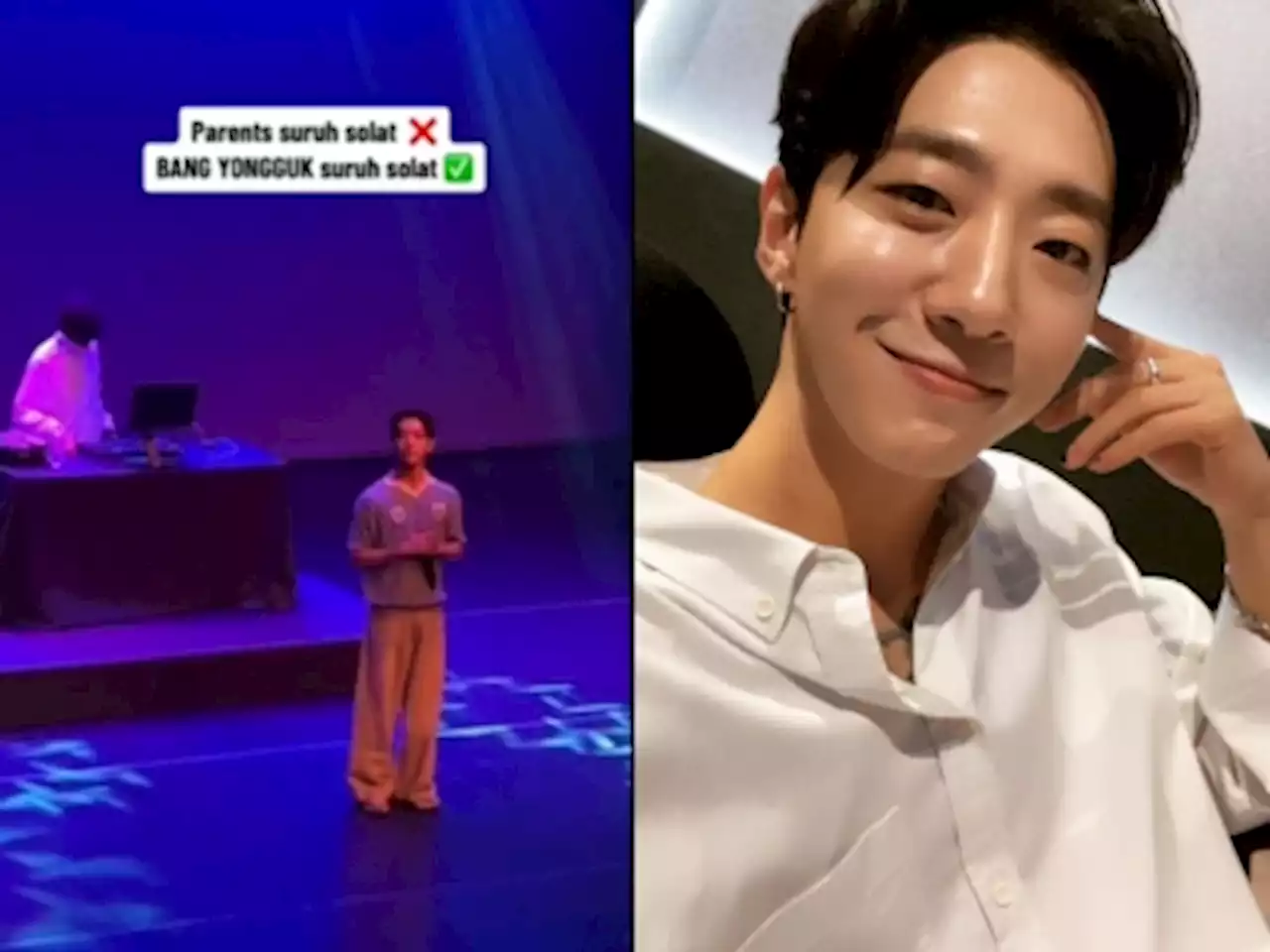 South Korean rapper Bang Yong-Guk applauded for KL show break for fans to observe Maghrib prayers