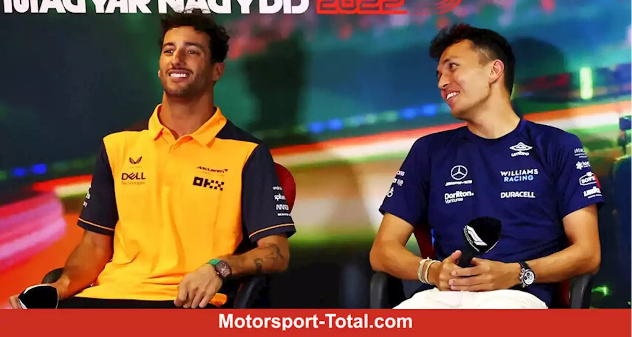 'Wie in der Waschmaschine': Albon versteht Ricciardo-Situation