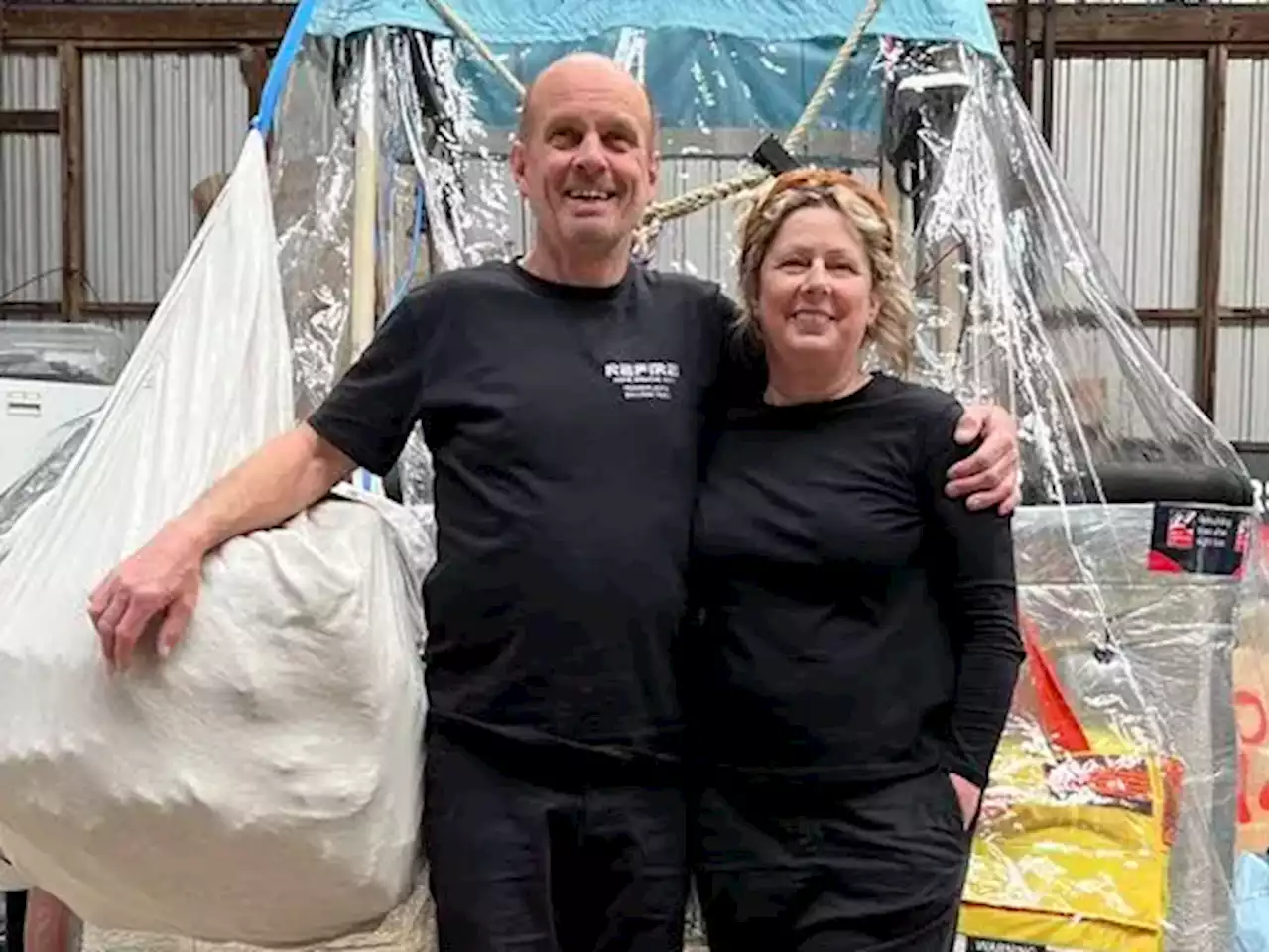 Couple's attempt to fly a hot air ballon across the Atlantic grounded in Newfoundland