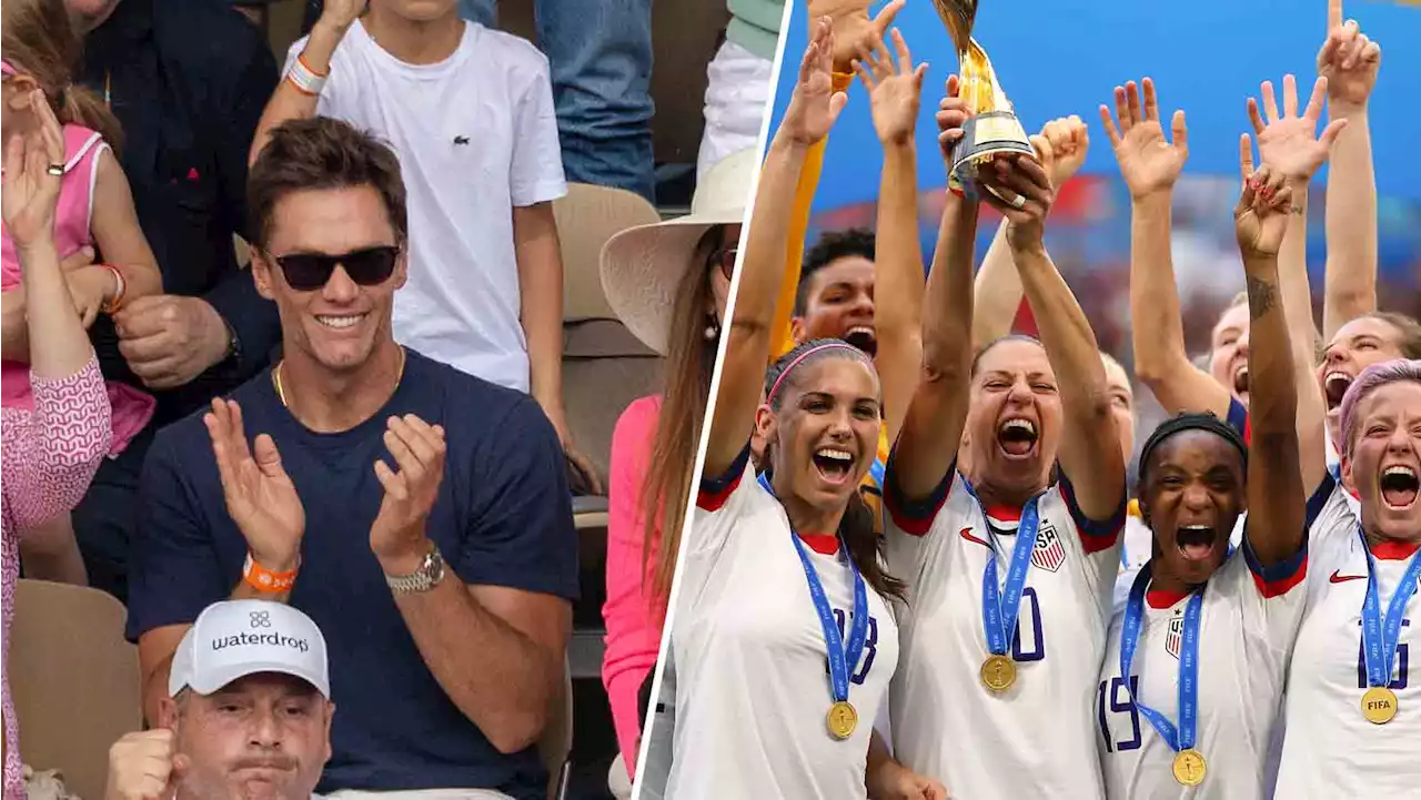 Tom Brady jokes USWNT can do something he never could in pregame shoutout