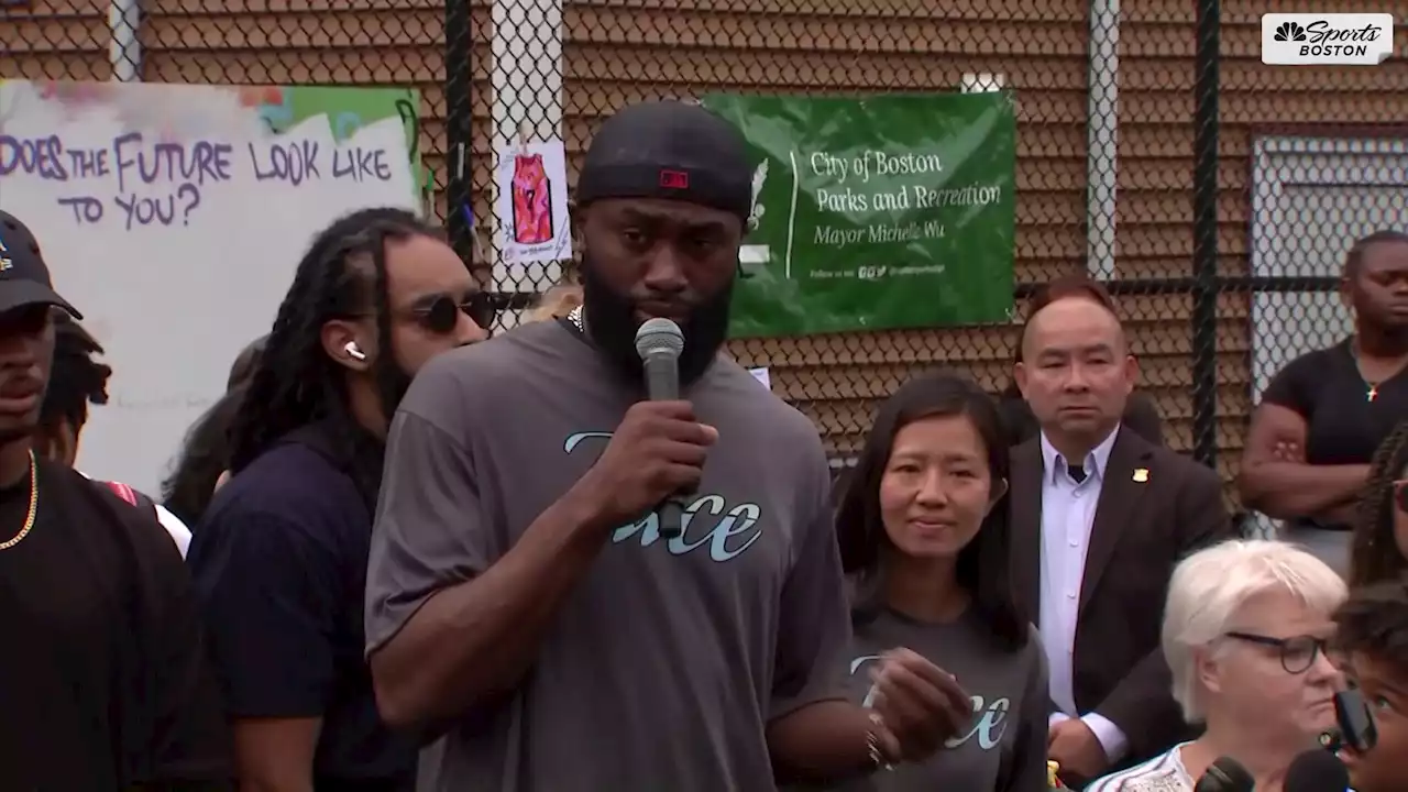 Jaylen Brown continues Boston community work with court redesign