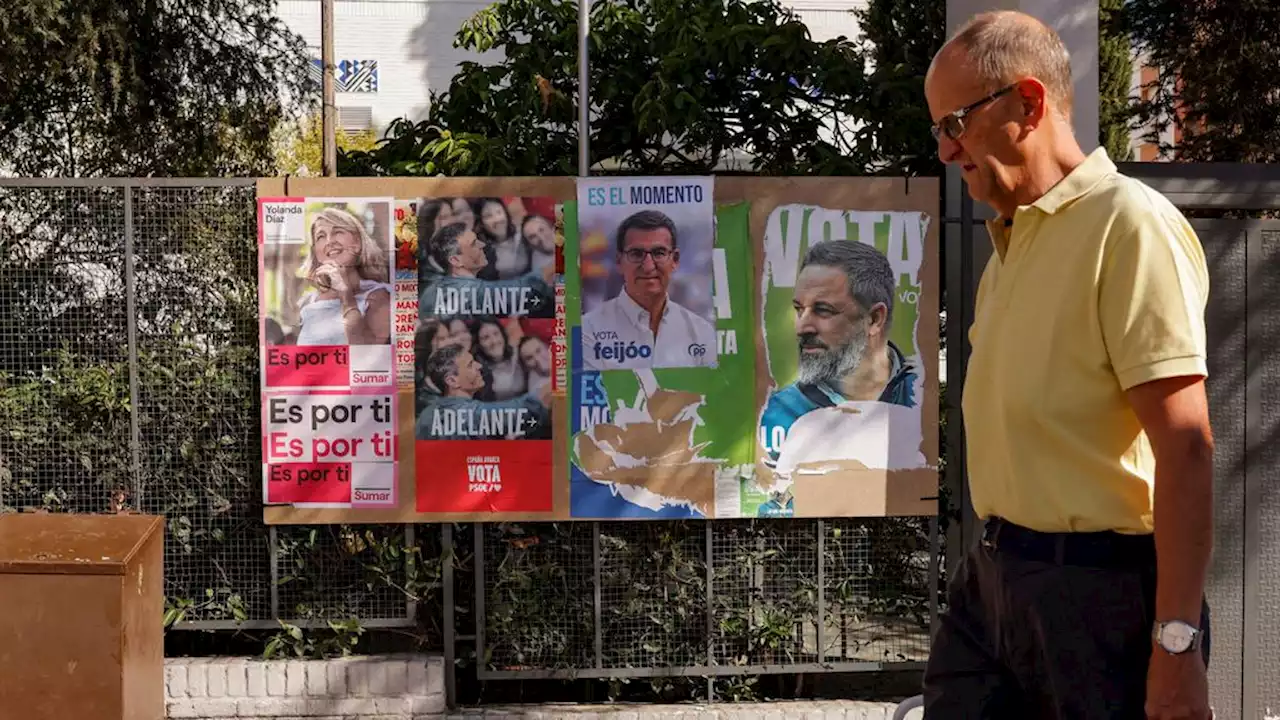 Hete verkiezingsstrijd Spanje, rechtse uitdager lijkt voor te staan