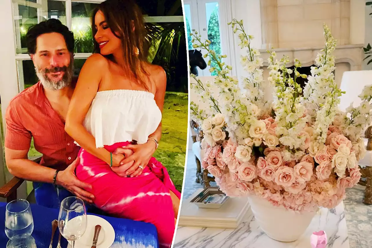 Sofía Vergara returns home to bouquets of flowers after Joe Manganiello files for divorce