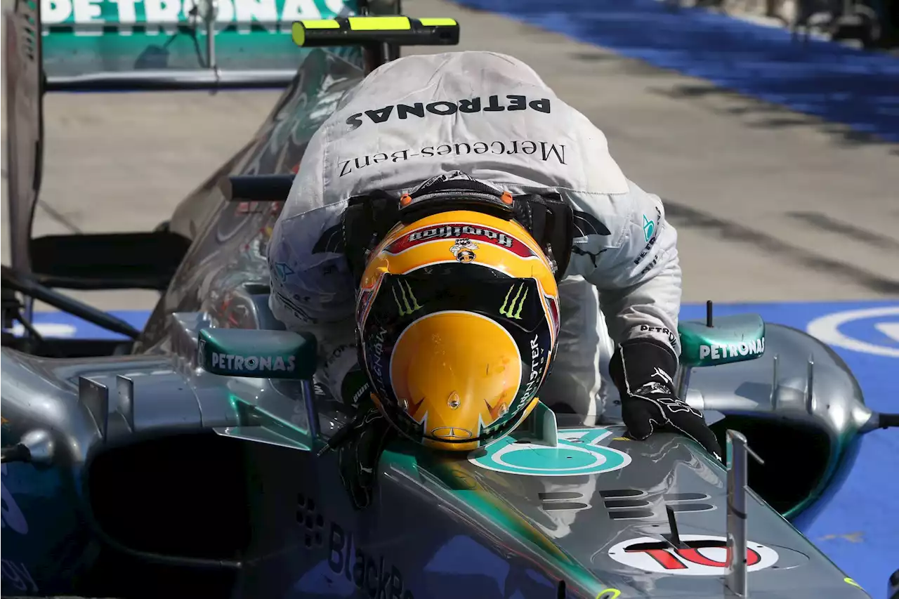 Hamilton se emociona com pole na Hungria: ‘É como se fosse a primeira vez’; veja o vídeo