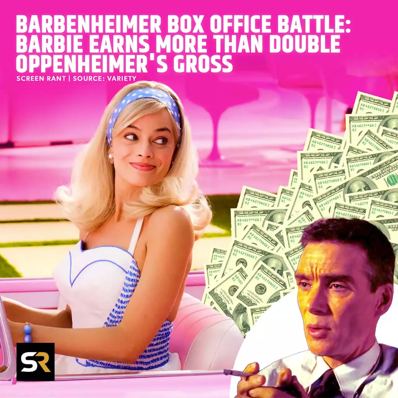 Barbenheimer Box Office Battle: Barbie Previews Double Oppenheimer's Gross