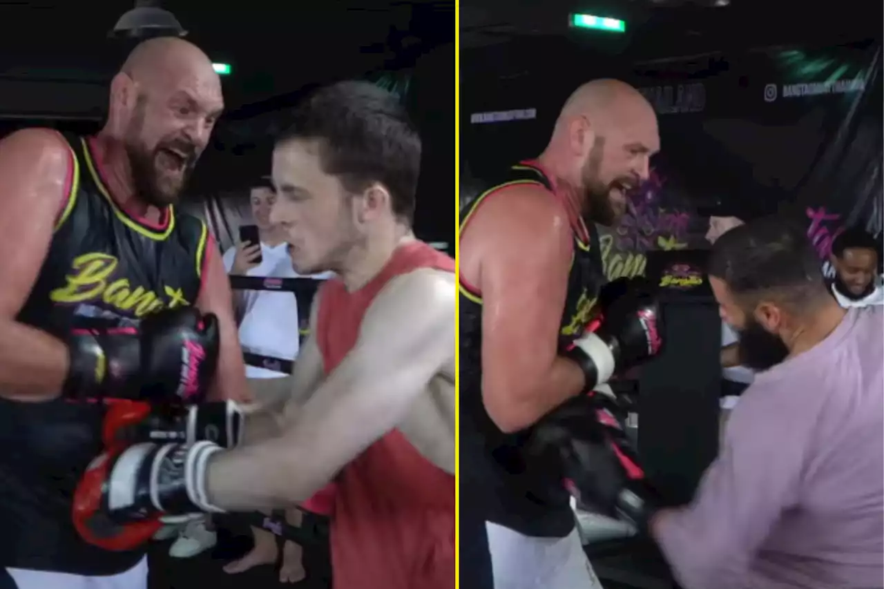 'I am a f***ing champion' - Tyson Fury fights sixteen fans back-to-back in Thailand to prepare for Francis Ngannou fight