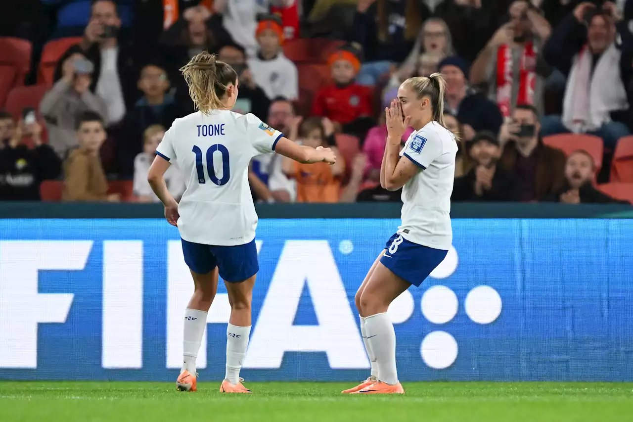 Lionesses open World Cup account after VAR drama as Stanway maintains record