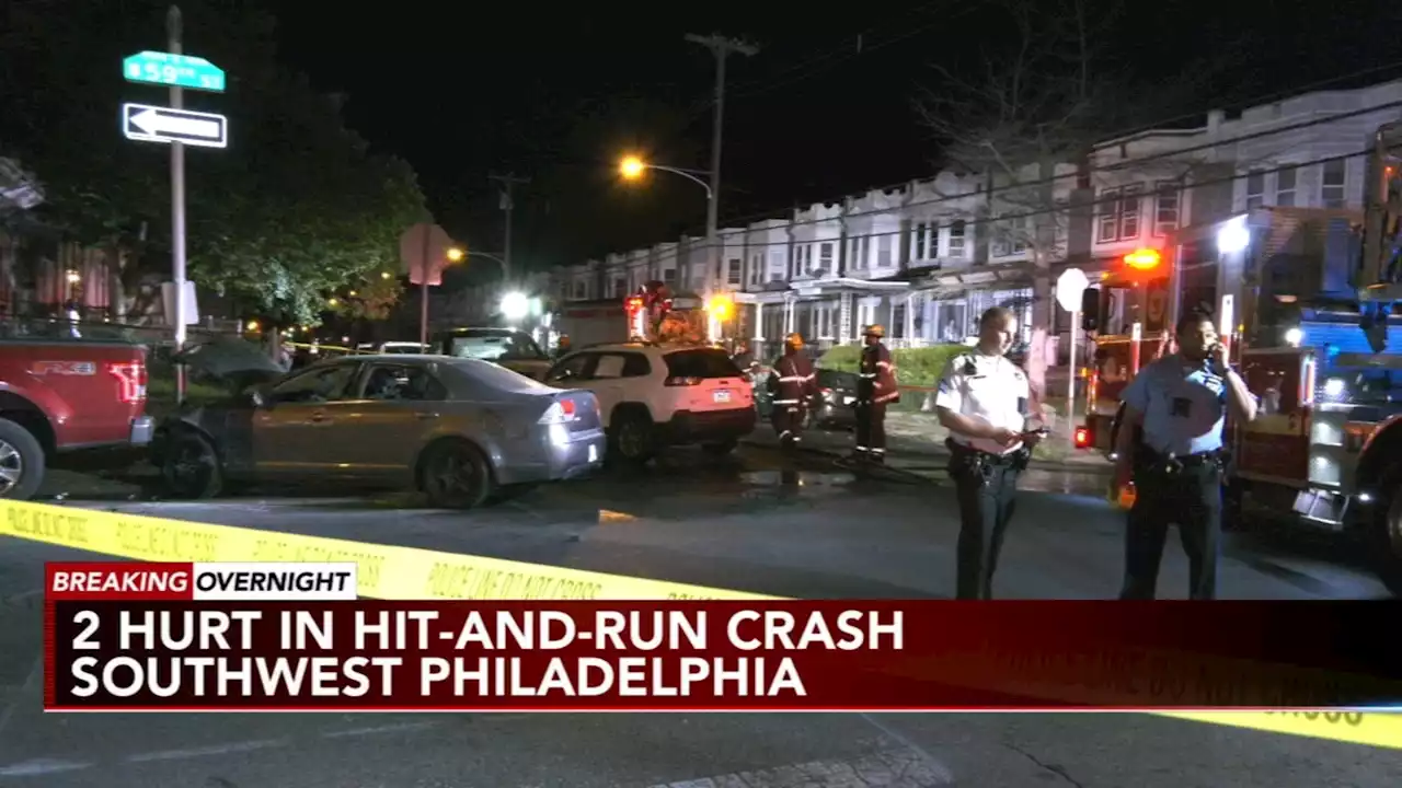 Police searching for hit and run driver in Southwest Philadelphia