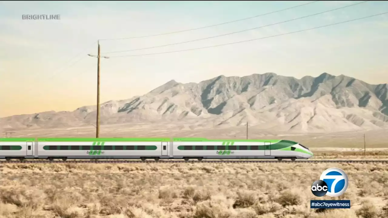 High-speed rail train connecting Las Vegas to SoCal gets 1 big step closer to groundbreaking