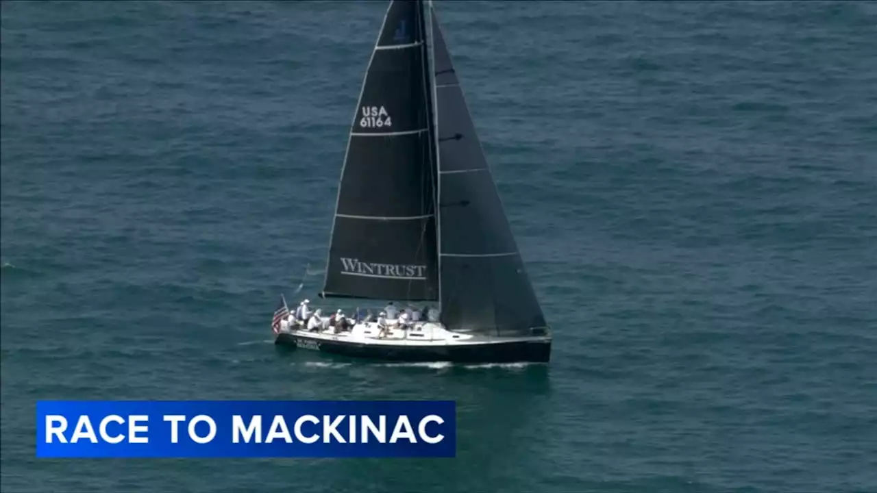 Boats set sail from Monroe Harbor for annual Race to Mackinac