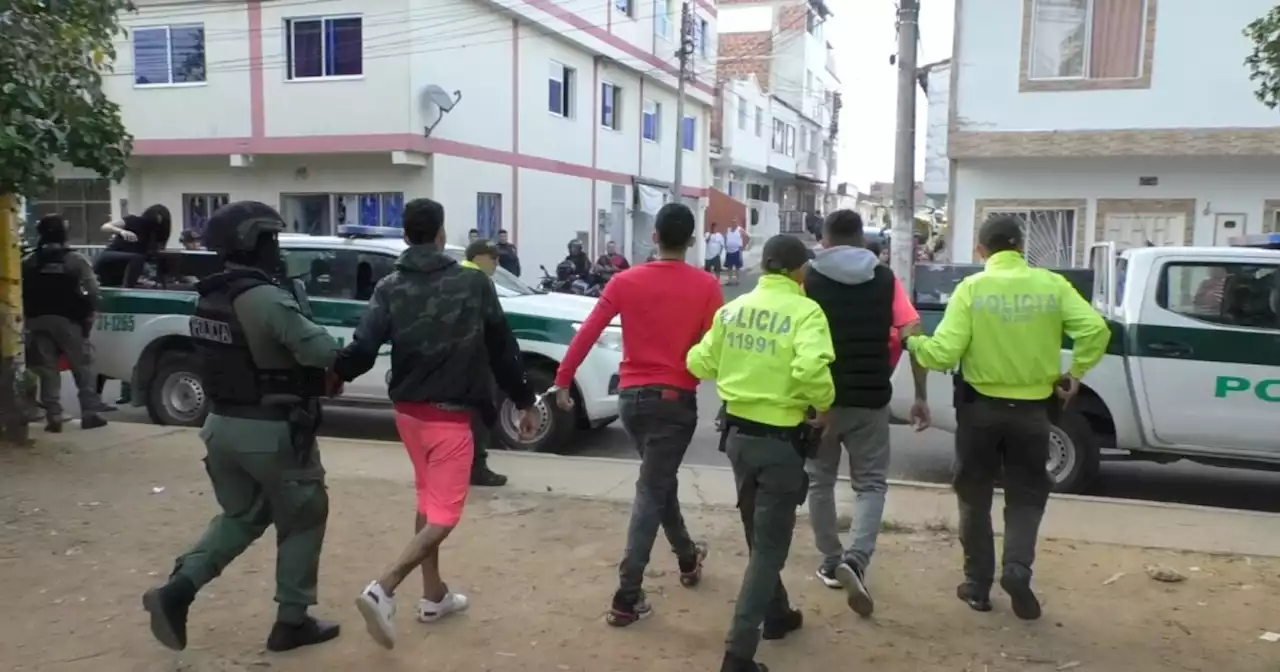 Tras las rejas presunto brazo armado del ´Tren de Aragua´ integrado por 14 personas en Bucaramanga