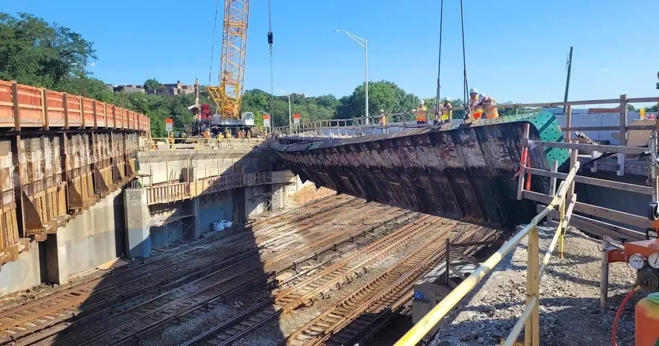 Metro-North service restored on New Haven, Harlem lines after bridge girder buckled