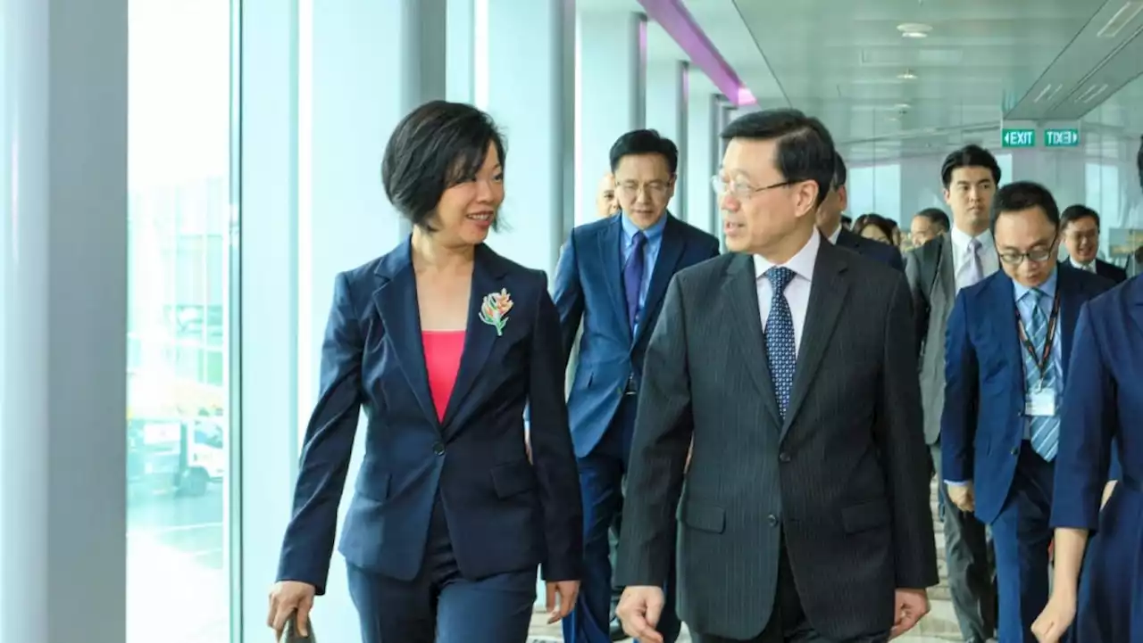 Hong Kong leader John Lee in Singapore as part of week-long ASEAN trip