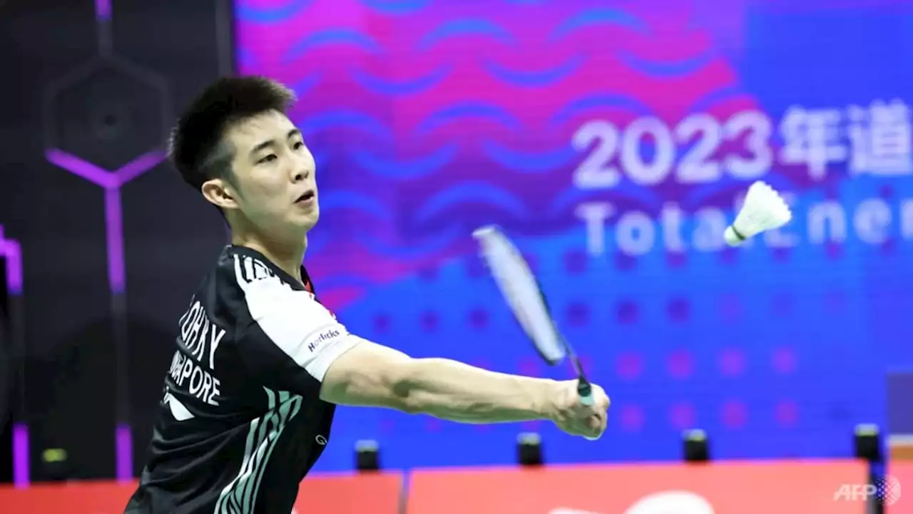 Singapore's Loh Kean Yew loses to Denmark's Anders Antonsen in Korea Open final