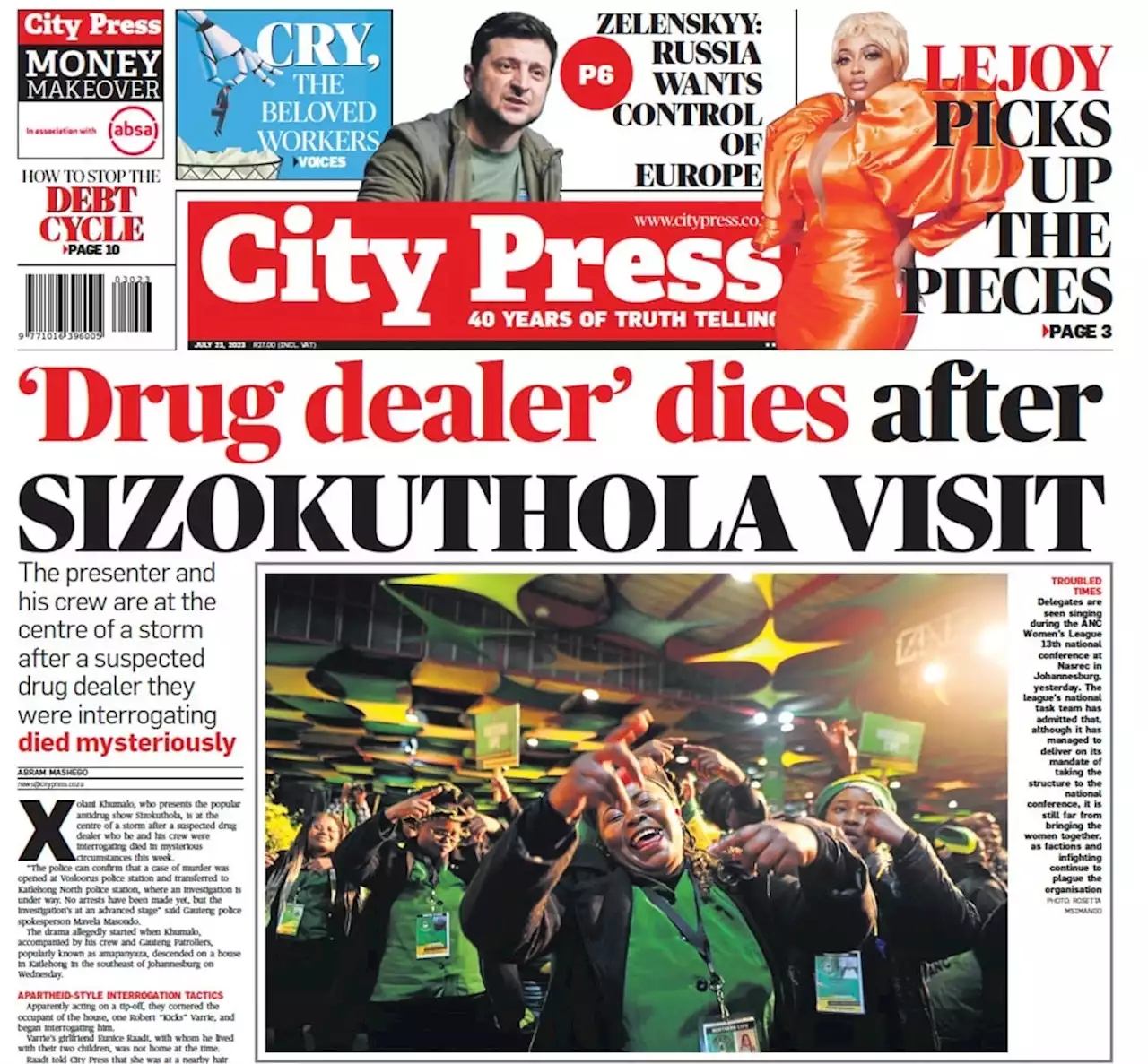 What’s in City Press: ‘Drug dealer’ dies after Sizokuthola visit | 188 voters registered in one house | City Press