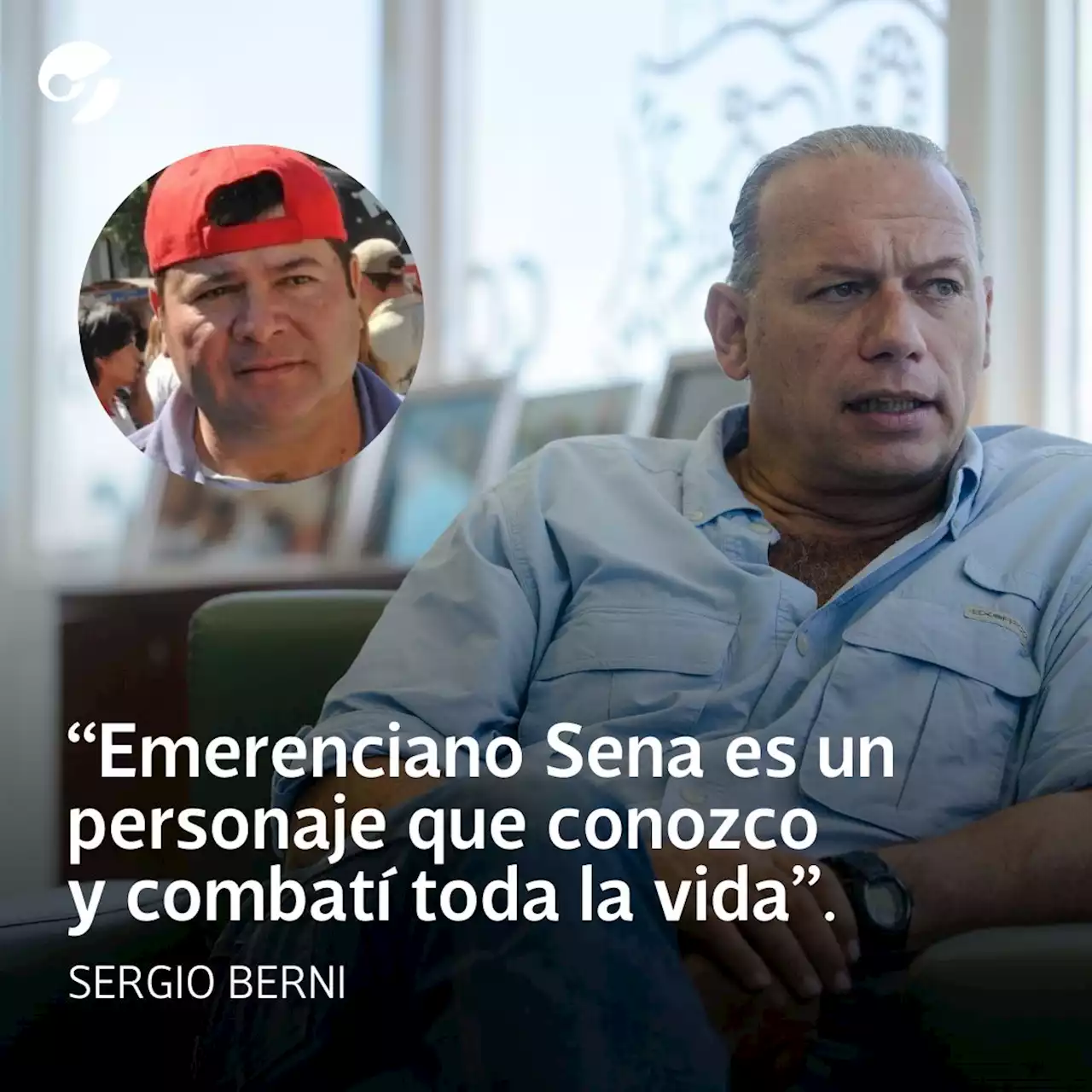 Sergio Berni: 'Emerenciano Sena es un personaje que conozco y combatí toda la vida'