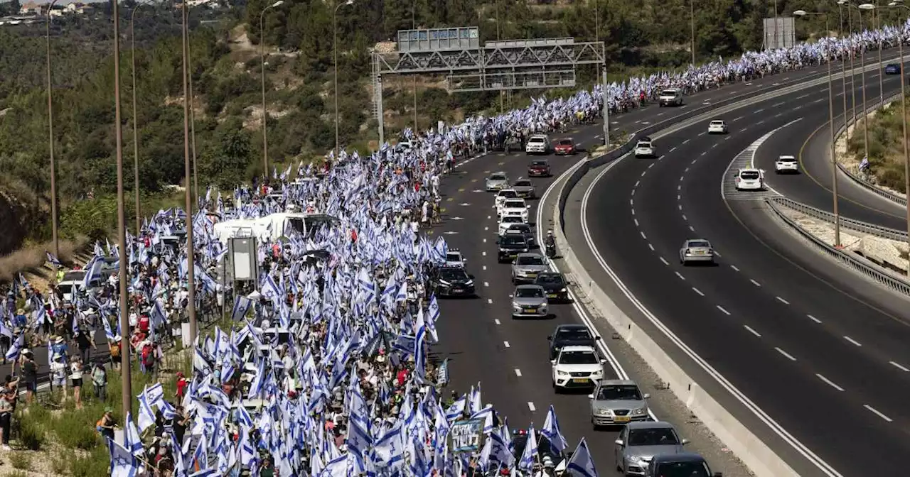 Démocratie. En Israël, une “marée” humaine marche vers Jérusalem contre la réforme judiciaire de Nétanyahou