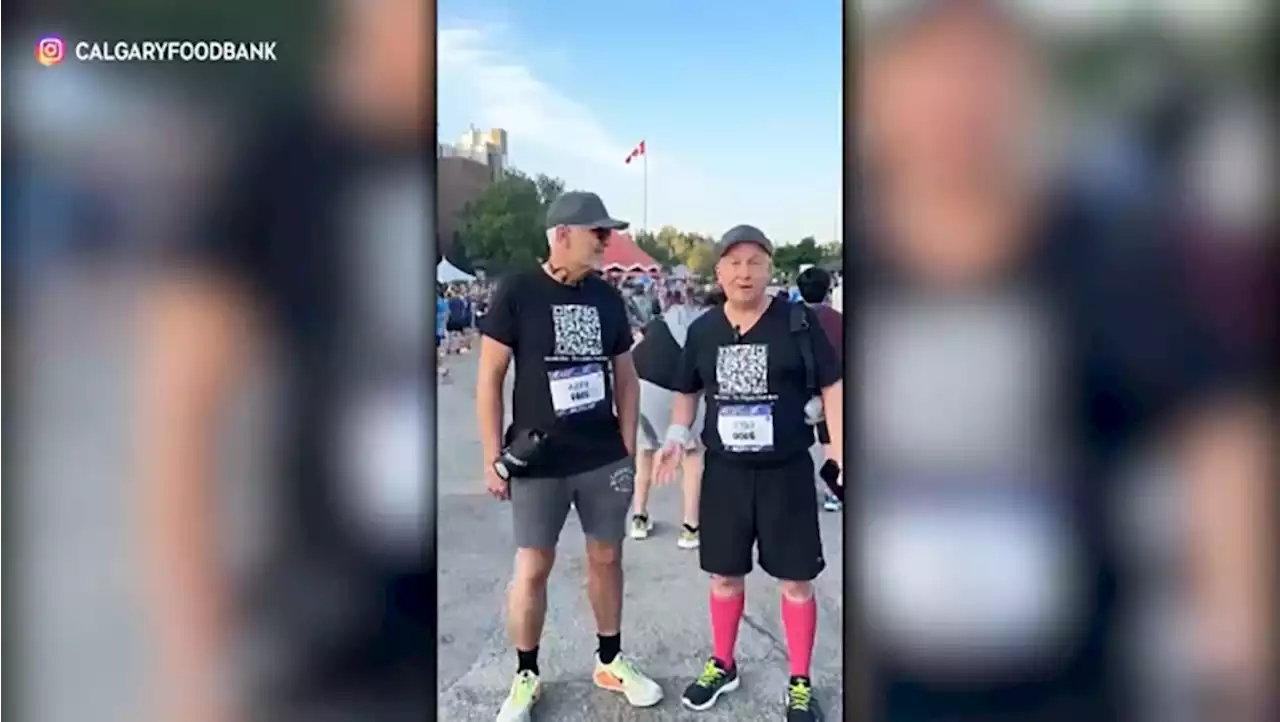 Paul and Doug's excellent adventure: Calgary men running 50 half-marathons to combat food insecurity