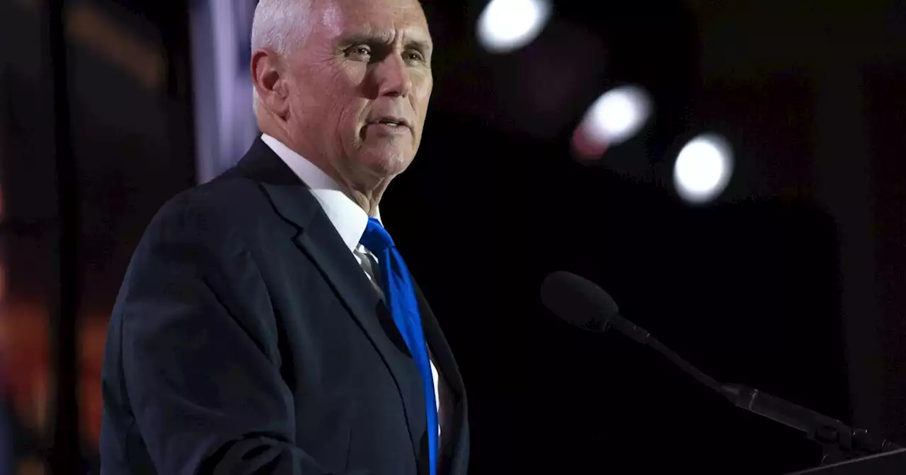 Mike Pence says Trump's future should be decided at the ballot box